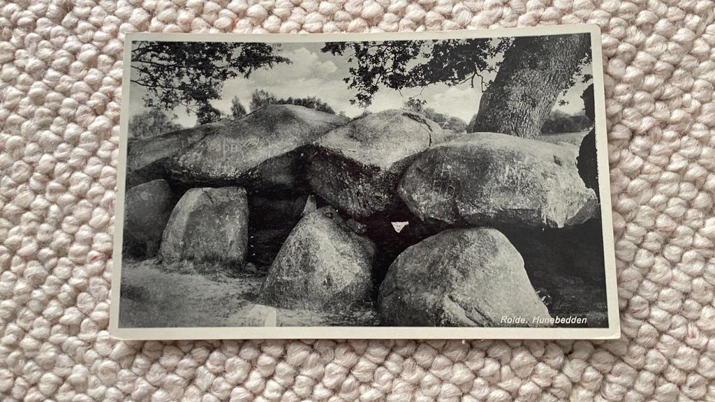 Ansichtkaart Rolde Hunebedden 1938. 939, Ophalen of Verzenden, 1920 tot 1940, Ongelopen, Drenthe