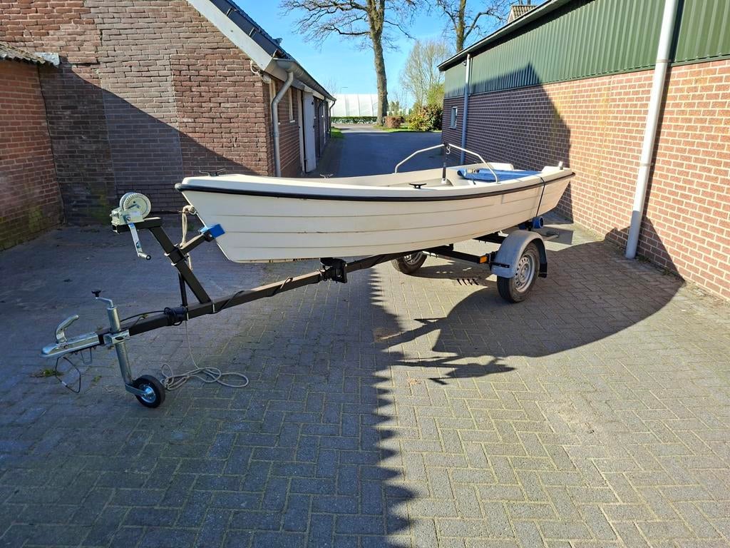 Bootje met trailer, Watersport en Boten, Boottrailers, Ophalen, Gebruikt, Minder dan 6 meter