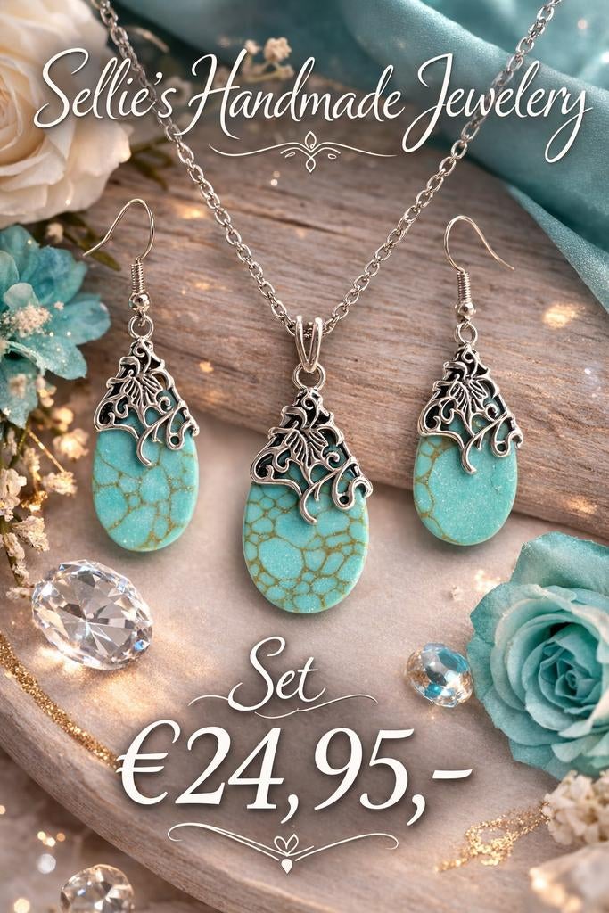 🦋 Sellie's handmade jewelery 🦋, Sieraden, Tassen en Uiterlijk, Kettingen, Nieuw, Overige materialen, Zilver, Ophalen of Verzenden