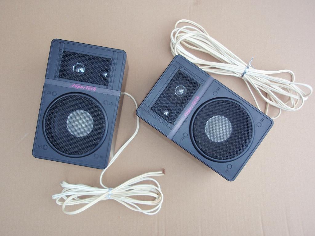 SuperTech geluidsboxen(s) - Max 100 Watt, Audio, Tv en Foto, Luidsprekers, Overige merken, Refurbished, Ophalen of Verzenden, 60 tot 120 watt