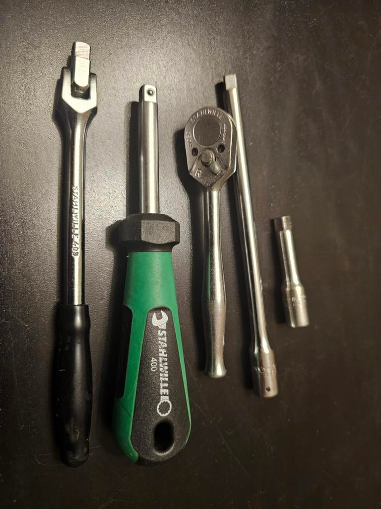 Stahlwille setje 1/4" aansluiting, Ophalen of Verzenden, Zo goed als nieuw