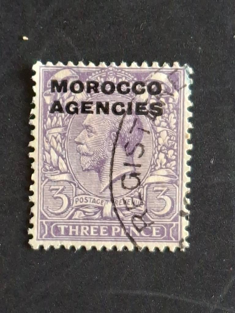 Britse Post Marokko Mi 47, Verzenden, Marokko, Gestempeld