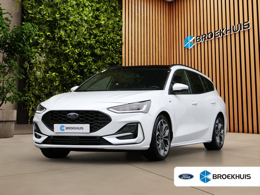Ford Focus Wagon 1.0 EcoBoost Hybrid ST Line X, 12 maanden, Adaptive Cruise Control, Gebruikt, Euro 6