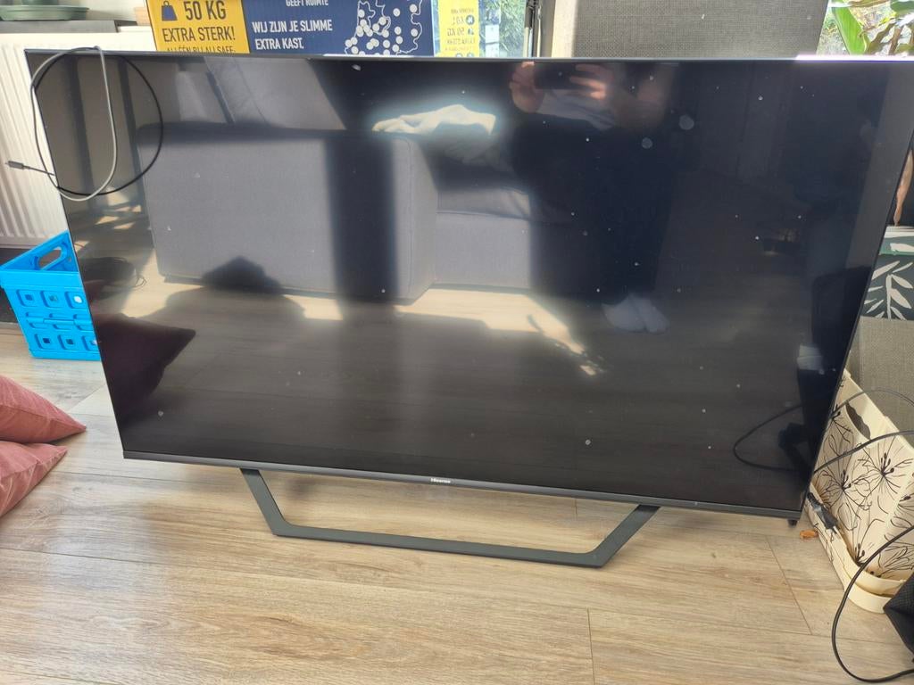Smart Tv Hisense 50 inch/127 cm, QLED, 50 Hz, Zo goed als nieuw, 100 cm of meer