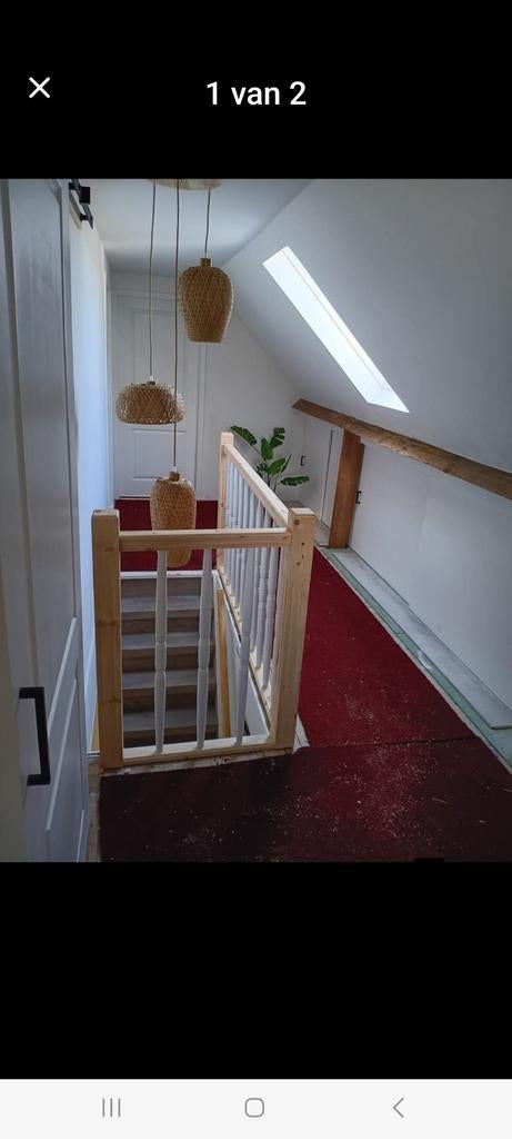 17 Hardhouten trapbalusters - wit geschilderd, ongebruikt, Ophalen, Nieuw, Trap, Minder dan 2 meter