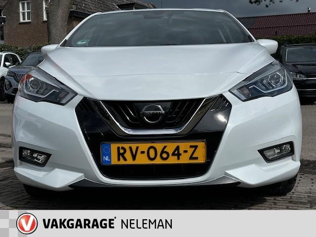 NISSAN Micra 0.9 IG-T Tekna rijklaarprijs bovag garantie, Auto's, Nissan, Stof, Euro 6, 525 kg, Wit