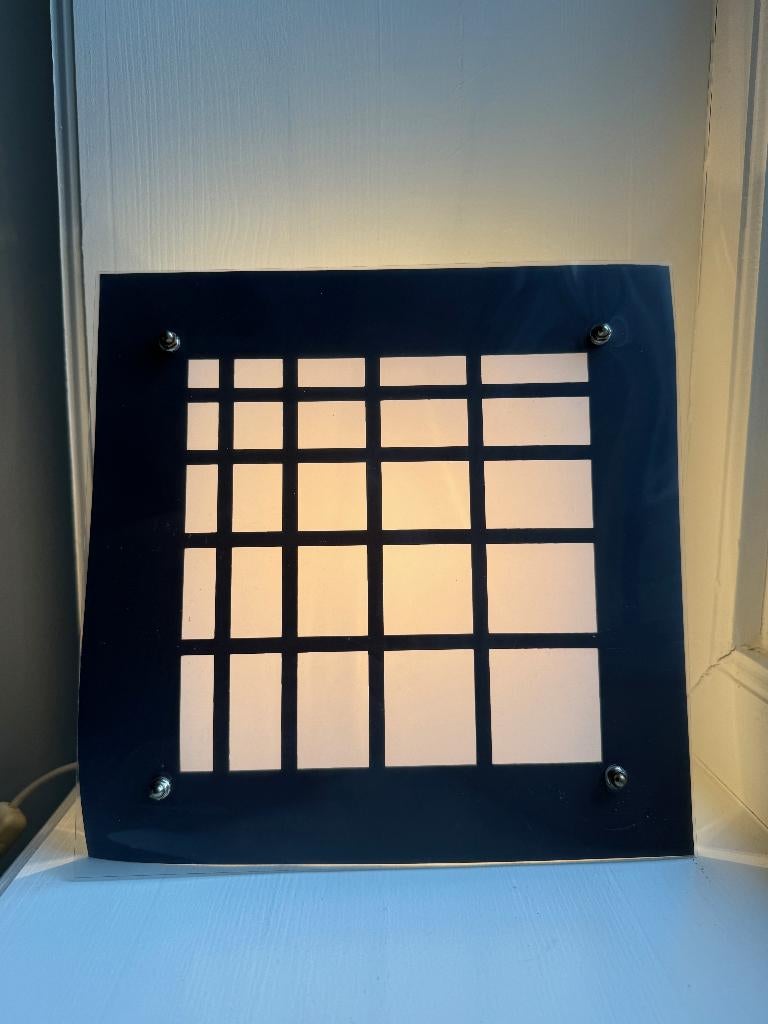 Vintage IKEA TYFT wandlamp met verwisselbare panelen, Huis en Inrichting, Lampen | Wandlampen, Ophalen of Verzenden, Zo goed als nieuw