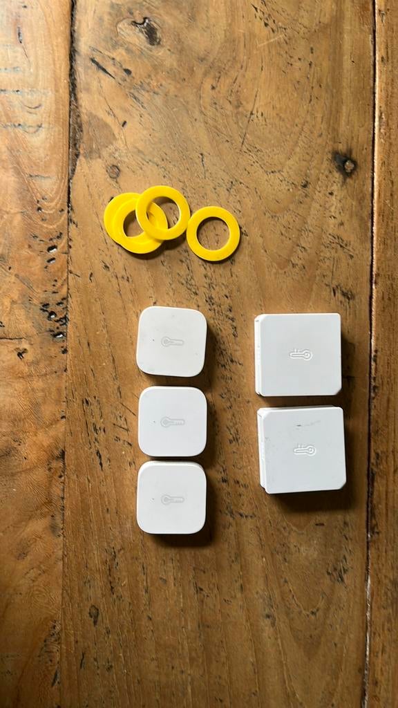 Aqara en sonoff zigbee temperatuur sensoren, Hobby en Vrije tijd, Elektronica-componenten, Ophalen of Verzenden, Zo goed als nieuw