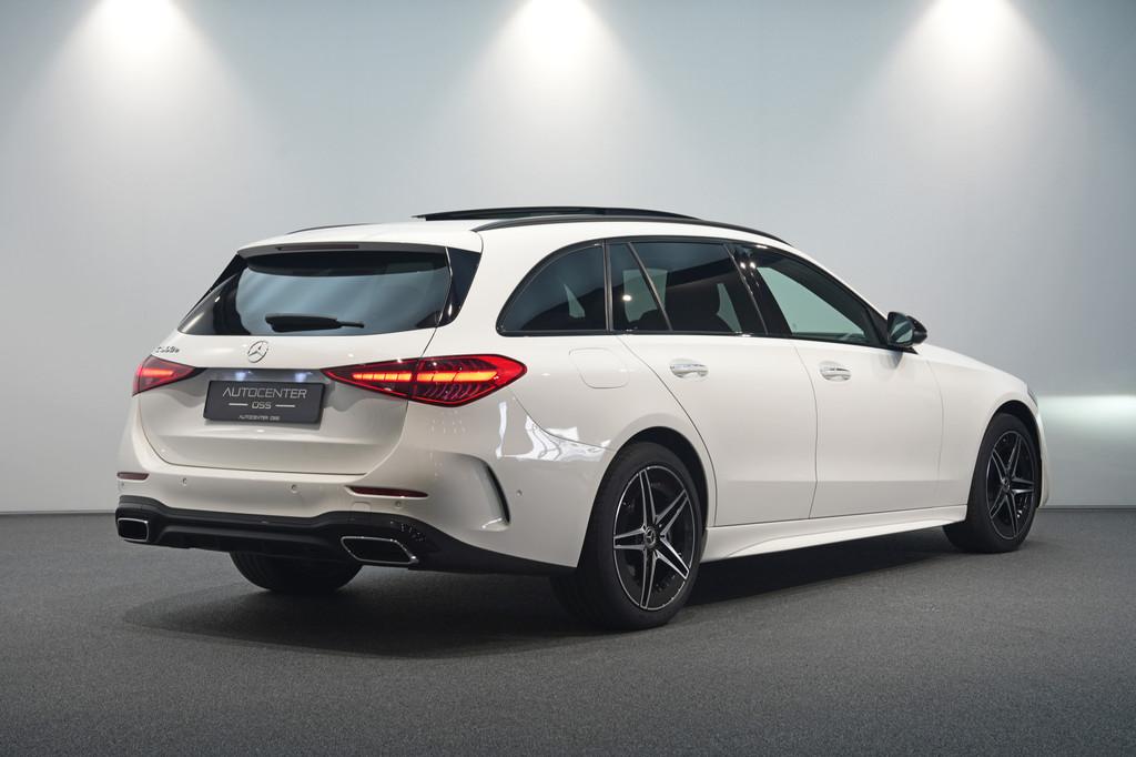 Mercedes-Benz C-Klasse Estate 300 e AMG  PANO  NIGHT, Automaat, 12 maanden, Achterwielaandrijving, Zwart