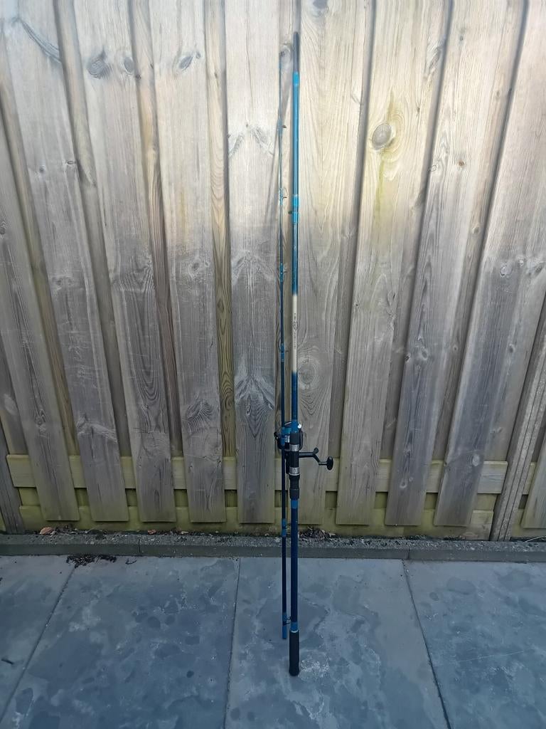 Stevige hengel. 330cm met molen, Ophalen of Verzenden, Molen