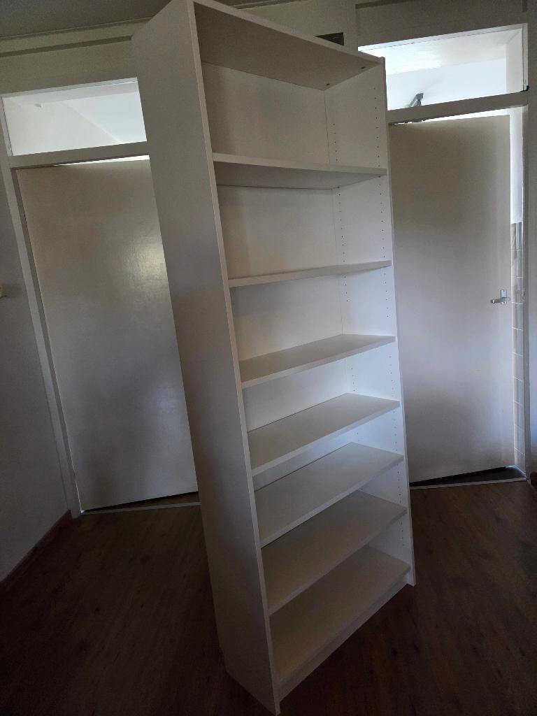 IKEA Billy Boekenkast, wit, 80x28x202 cm, Ophalen, Met plank(en), 200 cm of meer, 50 tot 100 cm