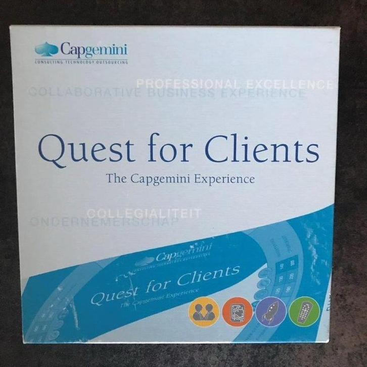 Capgemini Quest for Clients Bordspel, Drie of vier spelers, Ophalen of Verzenden, Zo goed als nieuw