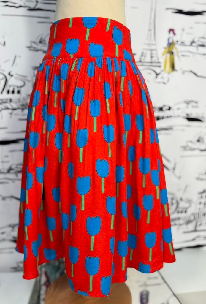 Stella McCartney kids rok met tulpen maat 6, Customercare@smc.com, Stella McCartney EU, Zo goed als nieuw, Jurk of Rok