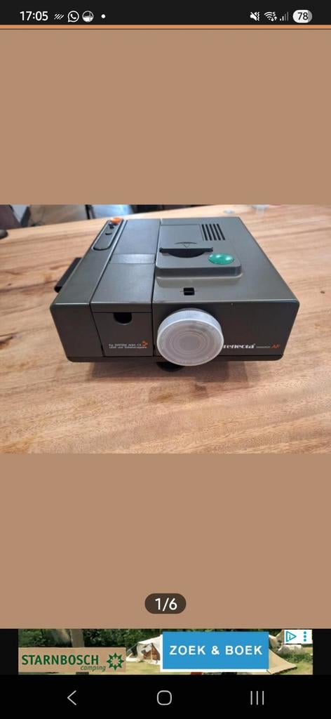 Diaprojector Reflecta Compact AF incl. Diasorteerraam, Ophalen, Zo goed als nieuw