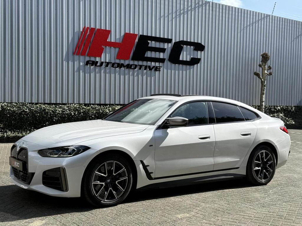 BMW i4 M50 High Executive 544pk HK|360|PANO|M, Gebruikt, 520 km, Adaptive Cruise Control, Wit