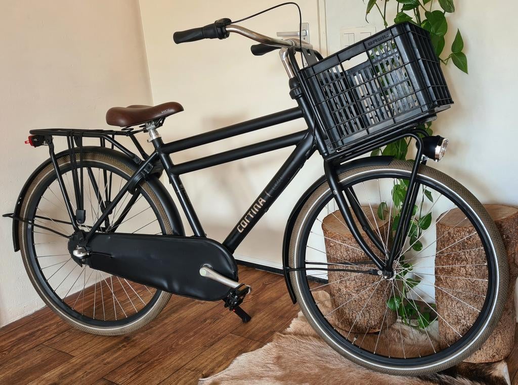 Matzwarte CORTINA type U4 Transportfiets || Nexus 3-speed!, Fietsen en Brommers, Fietsen | Heren | Herenfietsen, Versnellingen
