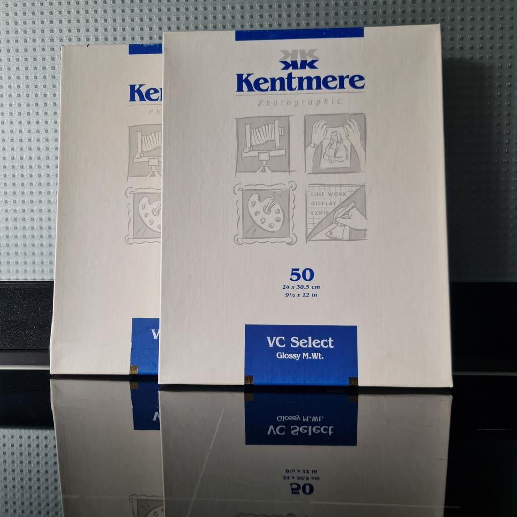 *2x* KENTMERE VC SELECT 24x30 variabel contrast zw, Audio, Tv en Foto, Fotografie | Fotopapier, Ophalen of Verzenden, Nieuw