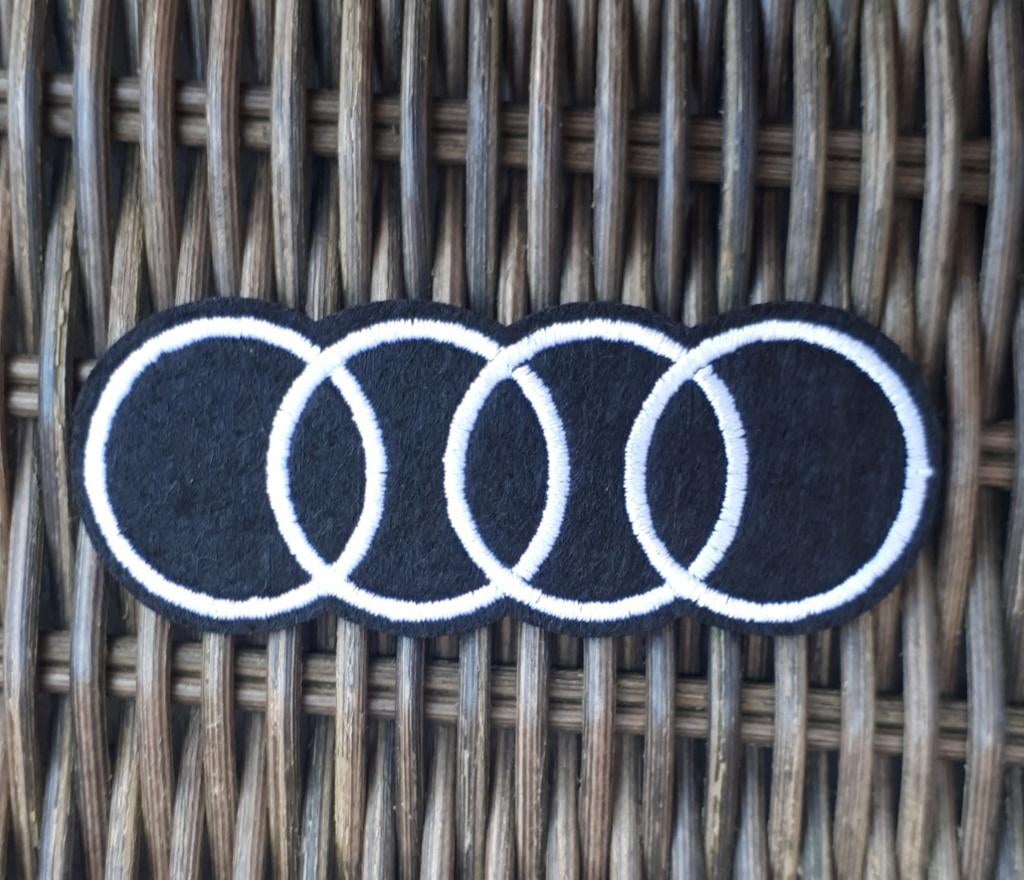 Audi auto strijk patch embleem logo - 79 x 30 mm, Ophalen of Verzenden, Nieuw