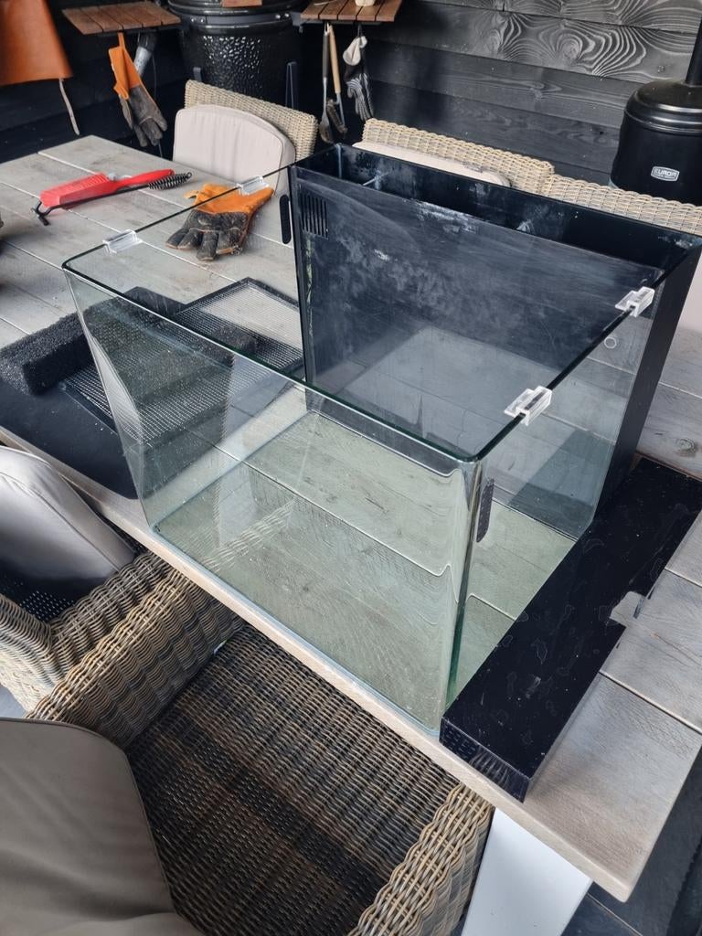 Blue marine reef 90 zoutwateraquarium, Ophalen, Leeg aquarium