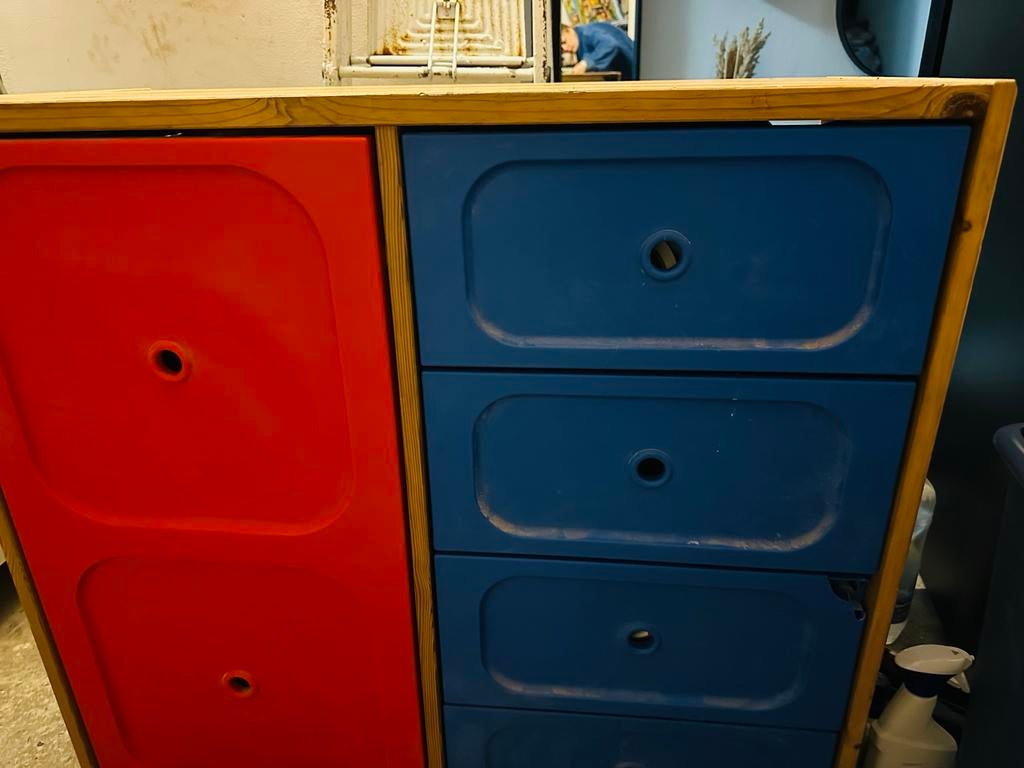 Kast met lades van Ikea, Huis en Inrichting, Kasten | Ladekasten, Gebruikt, 5 laden of meer, Minder dan 100 cm, 25 tot 50 cm