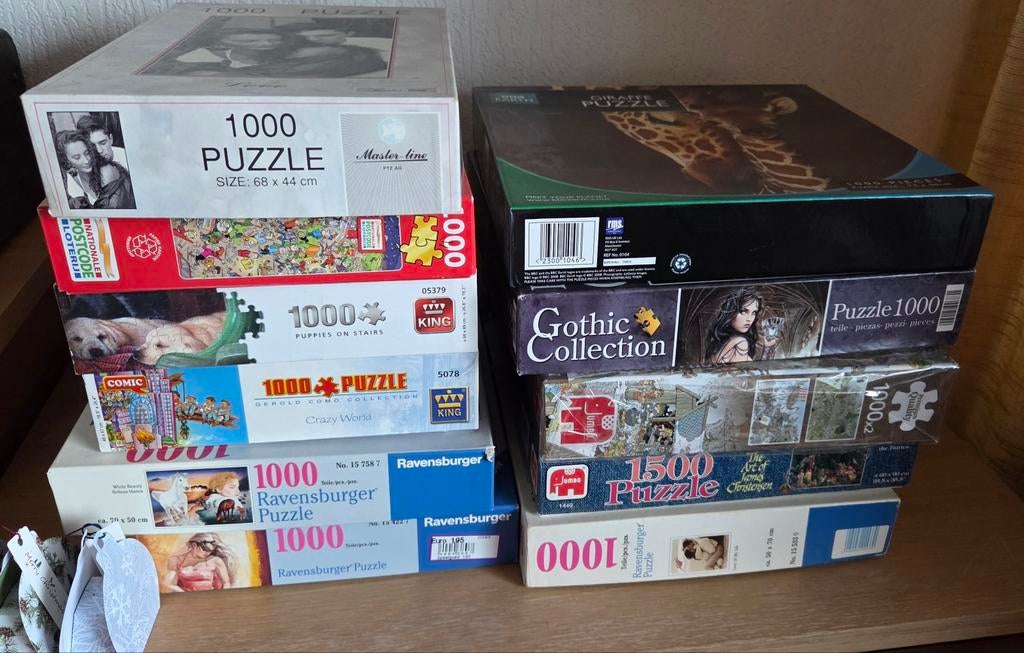 Diverse puzzels in 1 koop 7 euro, Hobby en Vrije tijd, Ophalen