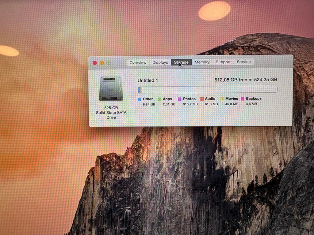 Apple iMac 21,5-inch, 525 GB SSD, Ophalen of Verzenden, Gebruikt, SSD