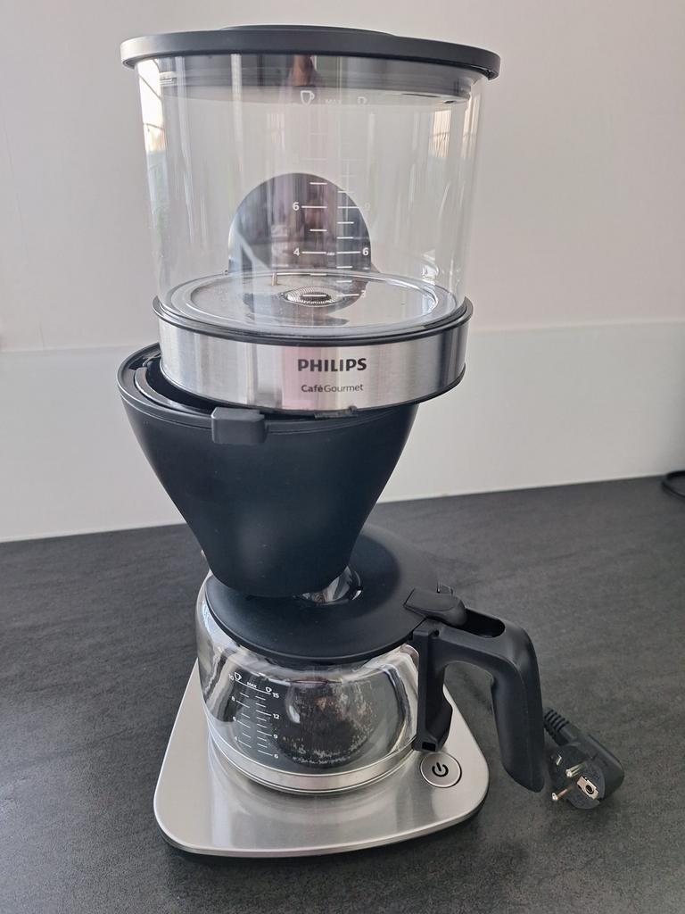 Philips Café Gourmet koffiezetapparaat, Witgoed en Apparatuur, Koffiezetapparaten, Ophalen, 10 kopjes of meer, Gemalen koffie