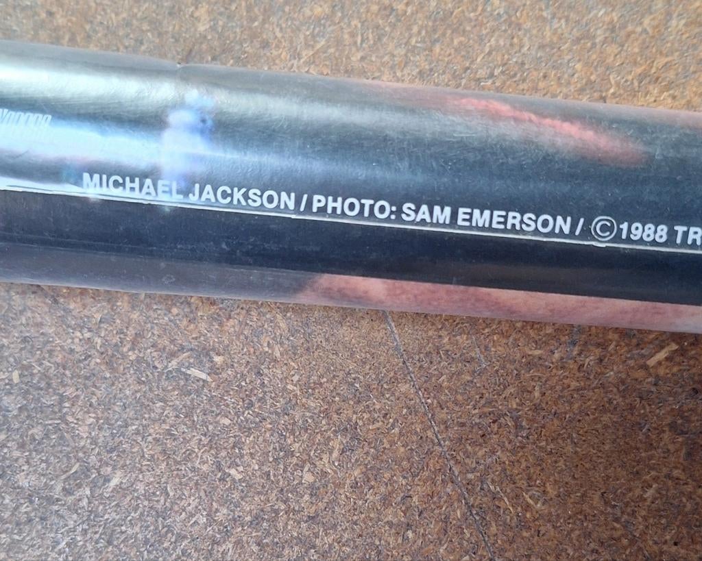 Ingepakte poster van Michael Jackson uit 1988, Ophalen of Verzenden