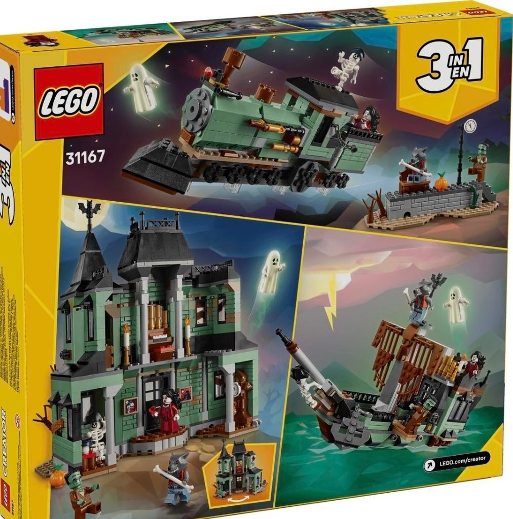 Verkocht: LEGO Creator 3in1 Spookhuis (31167) Nieuw in Doos, Ophalen of Verzenden, Nieuw, Complete set, Lego