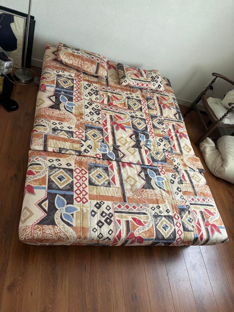 Slaapbank Twijfelaar, Ophalen, Zo goed als nieuw, Twijfelaar, 120 cm