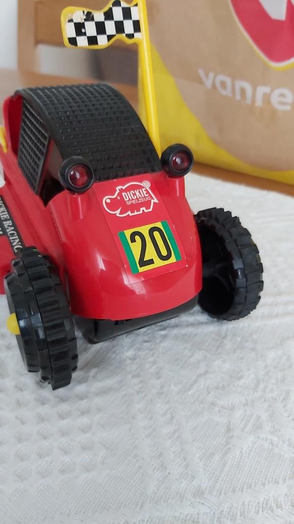 Vintage Dickie Speelgoed RC Auto - Rood Race Buggy Nr. 20, Ophalen of Verzenden, Gebruikt