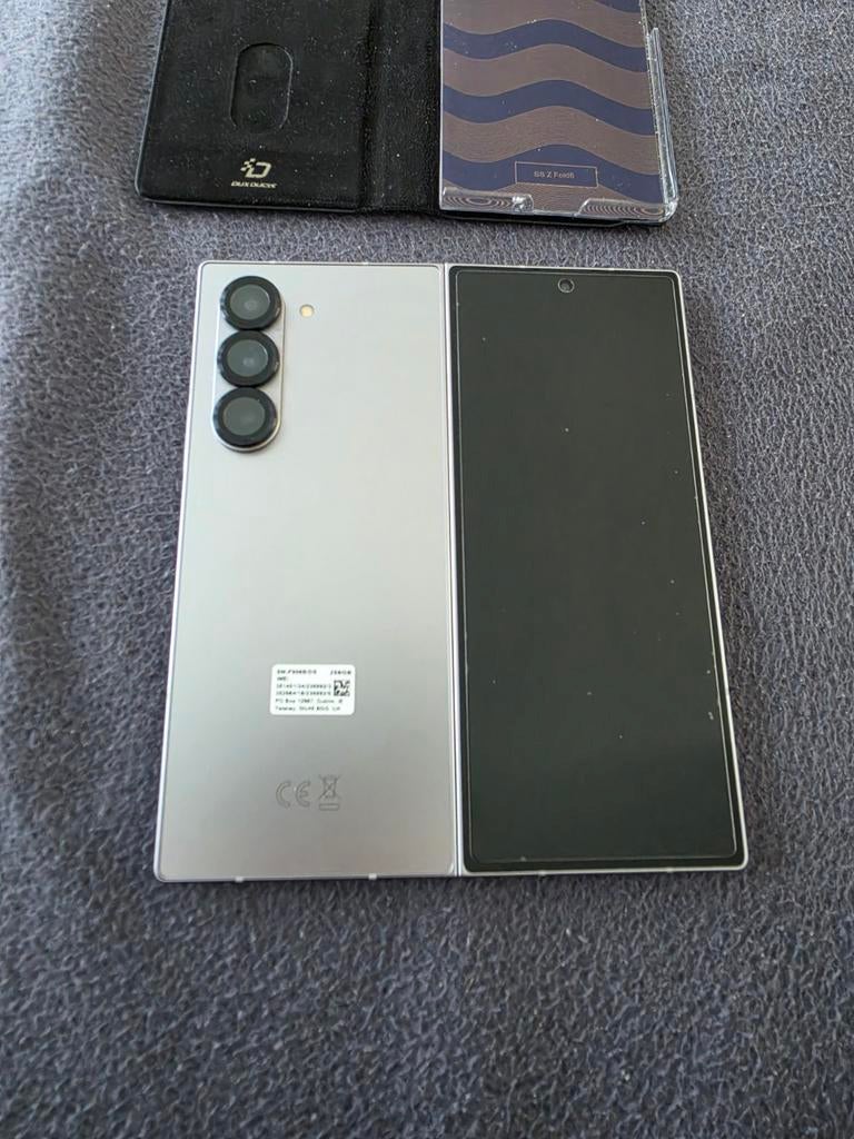 Samsung Fold 6 zgan met bon, Ophalen, Zo goed als nieuw, Galaxy Z Fold, Zilver