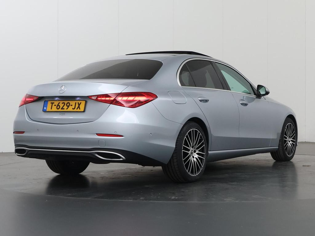 Mercedes-Benz C-klasse 180 AMG Line | Panoramadak | Trekhaak, Auto's, 4 cilinders, Origineel Nederlands, Bedrijf, 170 pk