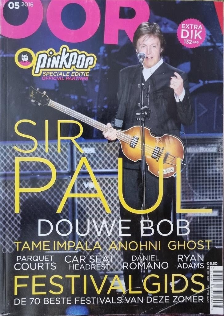 OOR 5-2016 Pinkpop McCartney Douwe Bob Tame Impala, Ophalen of Verzenden, Zo goed als nieuw, Muziek, Film of Tv