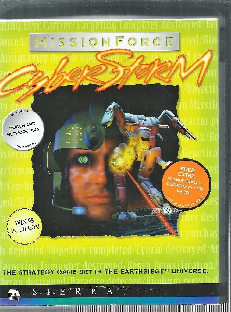 Cyber storm Game CD in Bigbox, Avontuur en Actie, Gebruikt, 1 speler, Eén computer
