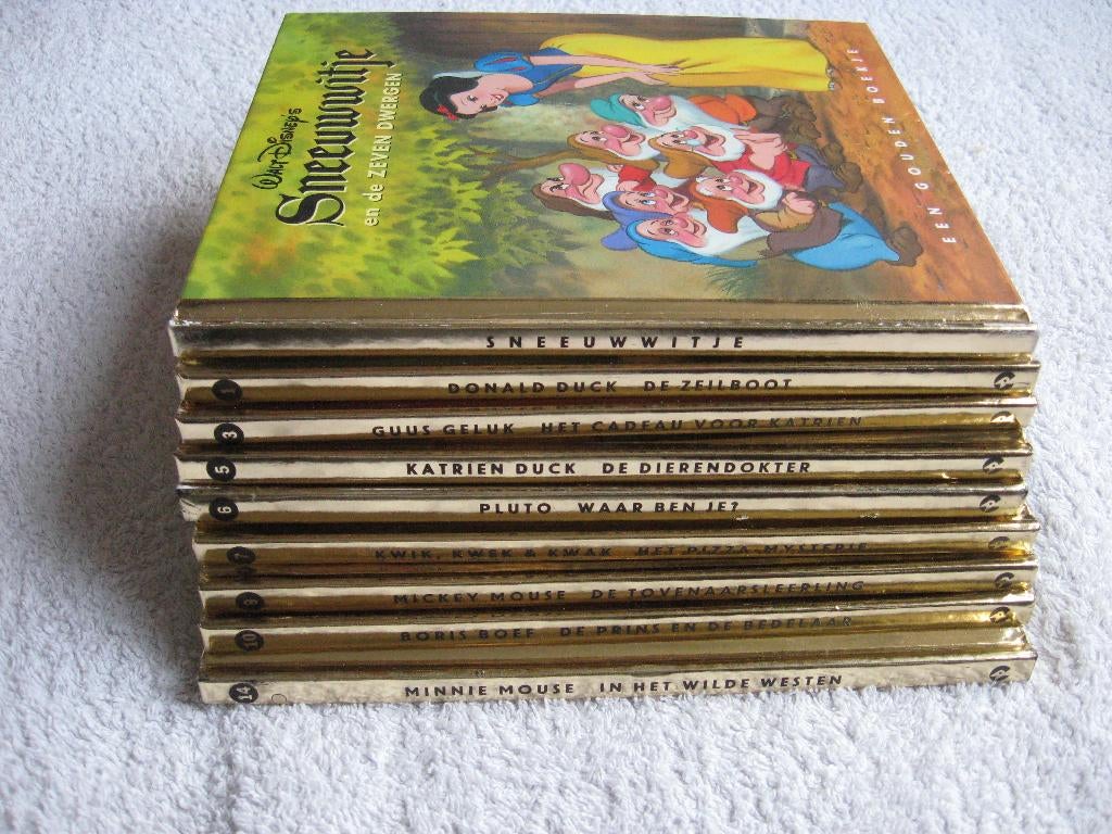 Disney Gouden Boekjes Guus- Pluto- Donald- Boris- Minnie (+), Gelezen, Voorleesboek, 5 of 6 jaar, Fictie algemeen