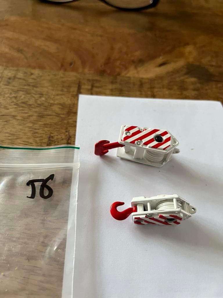 Hijsblok 2x een met 7schihven en de andere 3 schijven, Ophalen of Verzenden, Zo goed als nieuw, Zilver, Dame