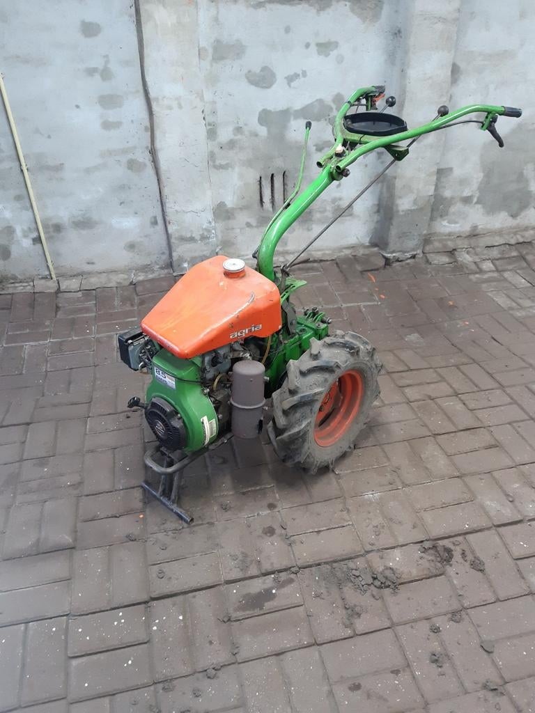 Agria trekker, Ophalen, Gebruikt