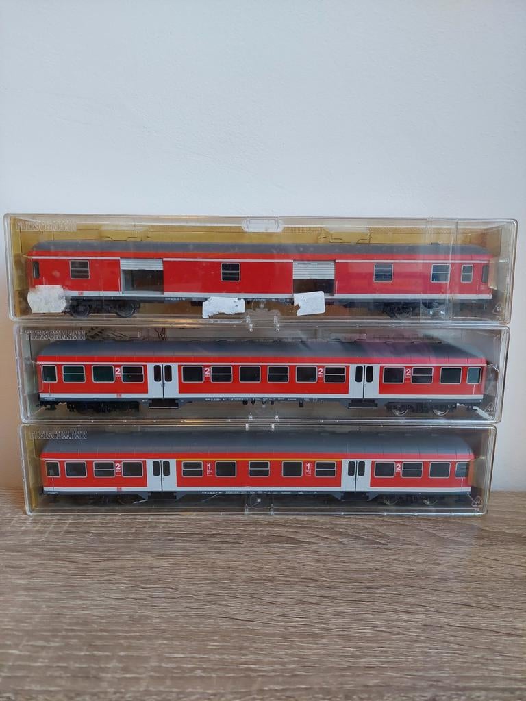 Fleischmann 5647K, 5648K, 5650K Regionalexpress, Gelijkstroom, Fleischmann, Wagon, Ophalen of Verzenden