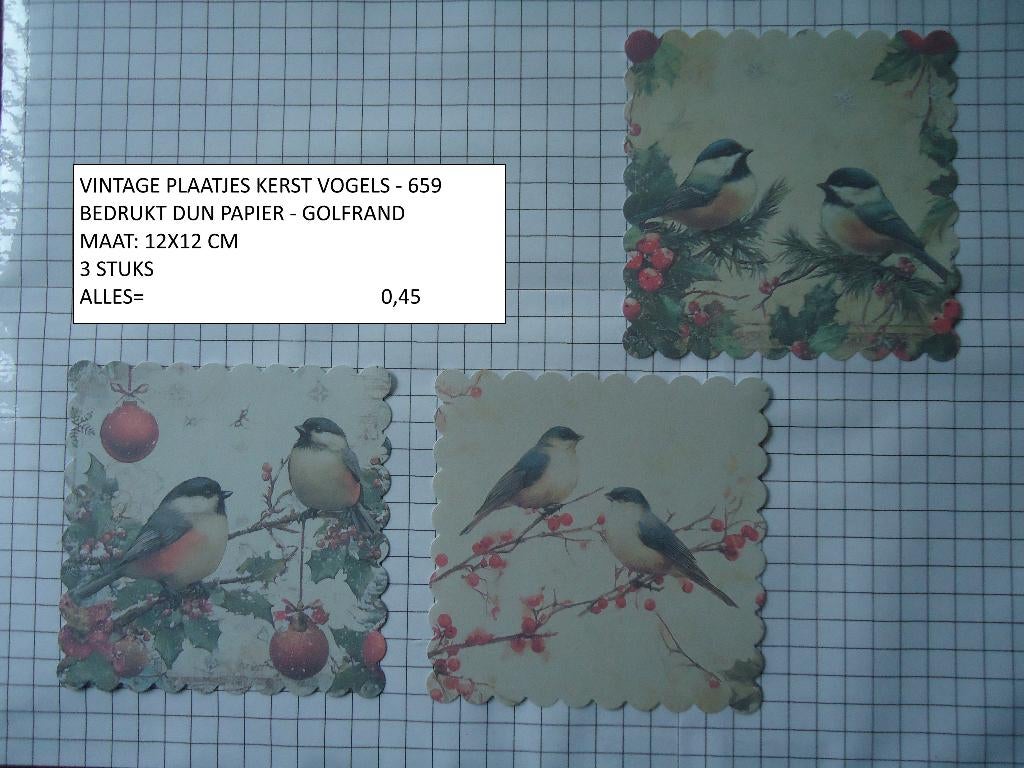 ⚠️nu 0,25: vintage plaatjes kerst 659 ( alleen verzenden, Hobby en Vrije tijd, Kaarten | Zelf maken, Ophalen, Nieuw, Kerst, Knipvel