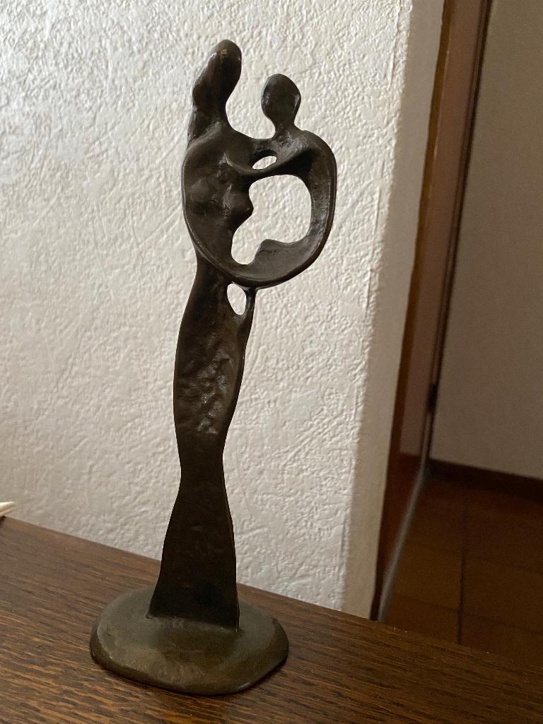 Moeder en kind beeldje, Ophalen of Verzenden, Gebruikt, Mens