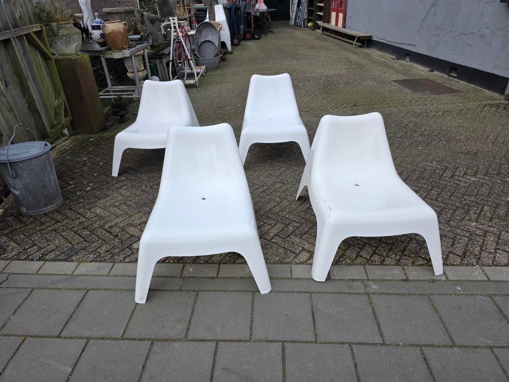 vintage "Space Age" loungetoelen, Antiek en Kunst, Ophalen of Verzenden