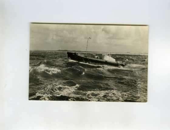scheepvaart-foto-geep-drukfout!!!, Ophalen of Verzenden, Zo goed als nieuw, Motorboot, Boek of Tijdschrift