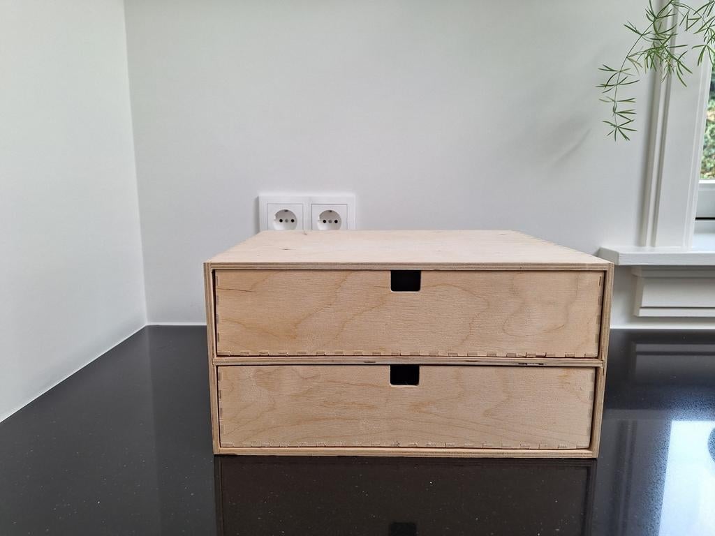 Vintage Ikea Moppe mini ladekast, Minder dan 50 cm, 1 of 2 laden, Ophalen of Verzenden, Minder dan 100 cm