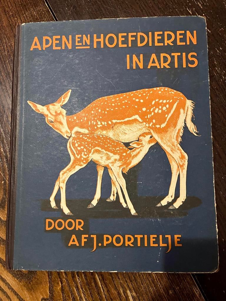 Apen en Hoefdieren in Artis - A.F.J. Portielje (1940), Ophalen of Verzenden