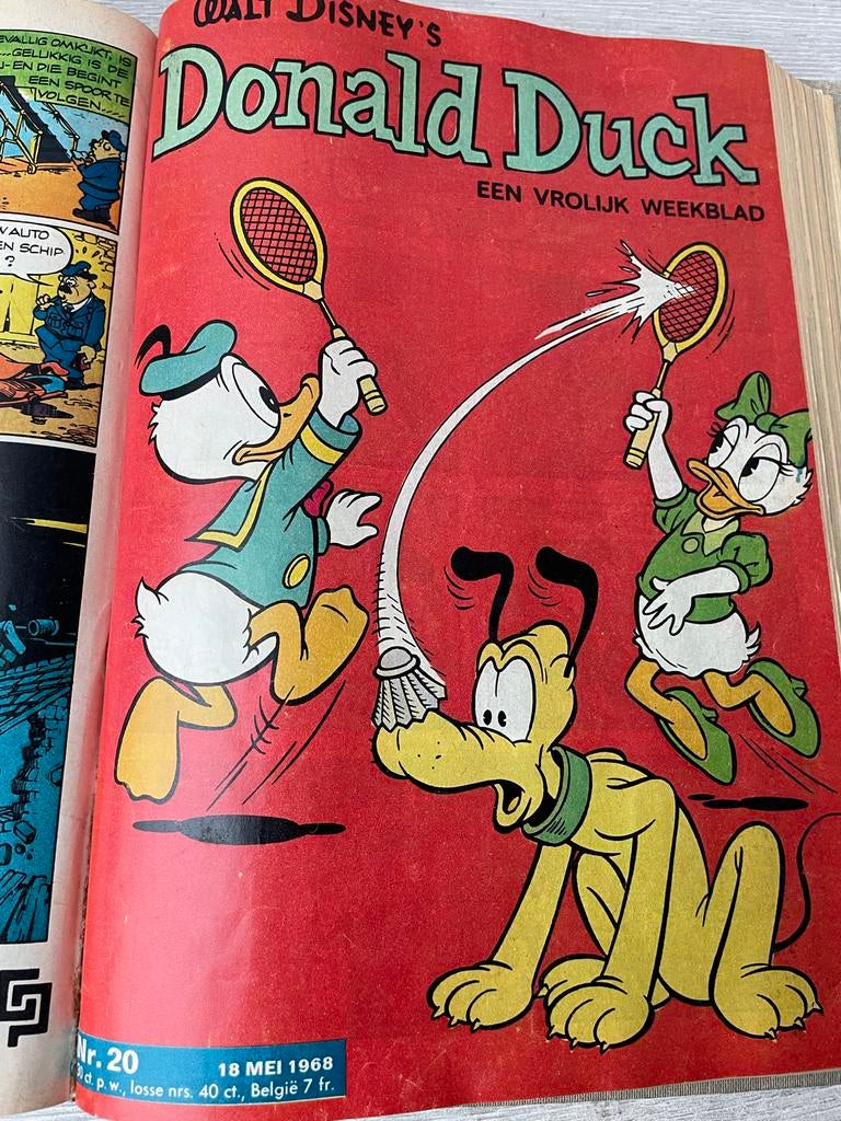 Gebonden Donald Duck 1963 - Eerste Helft, Boeken, Meerdere stripboeken, Ophalen of Verzenden, Gelezen
