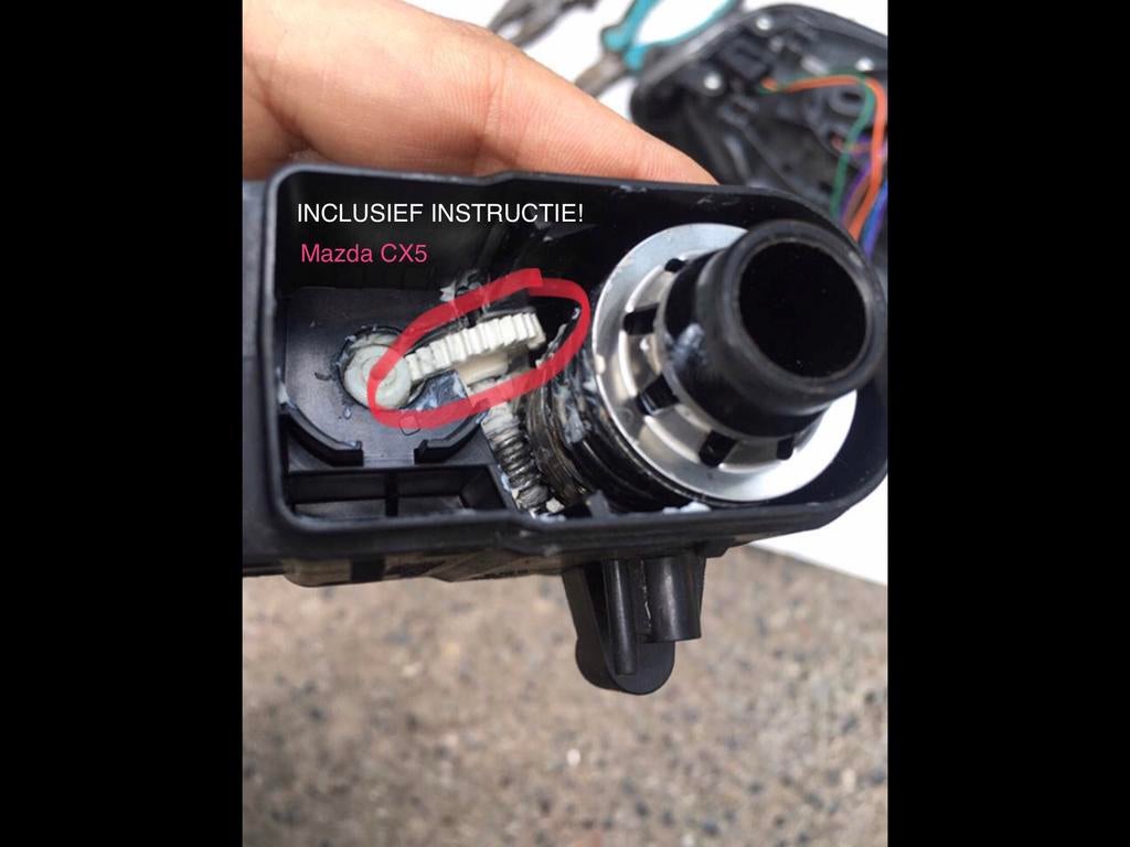 Buitenspiegelmontage Voor Mazda Voor CX-9 Voor MX-5 Voor CX-5 Voor CX-3 Voor CX-4 12V Auto Buitenkant Omkeren Inklapbare Spiegelmotor Elektrische Achteruitkijkspiegel Spiegelmontage zijdeur (Size : R
