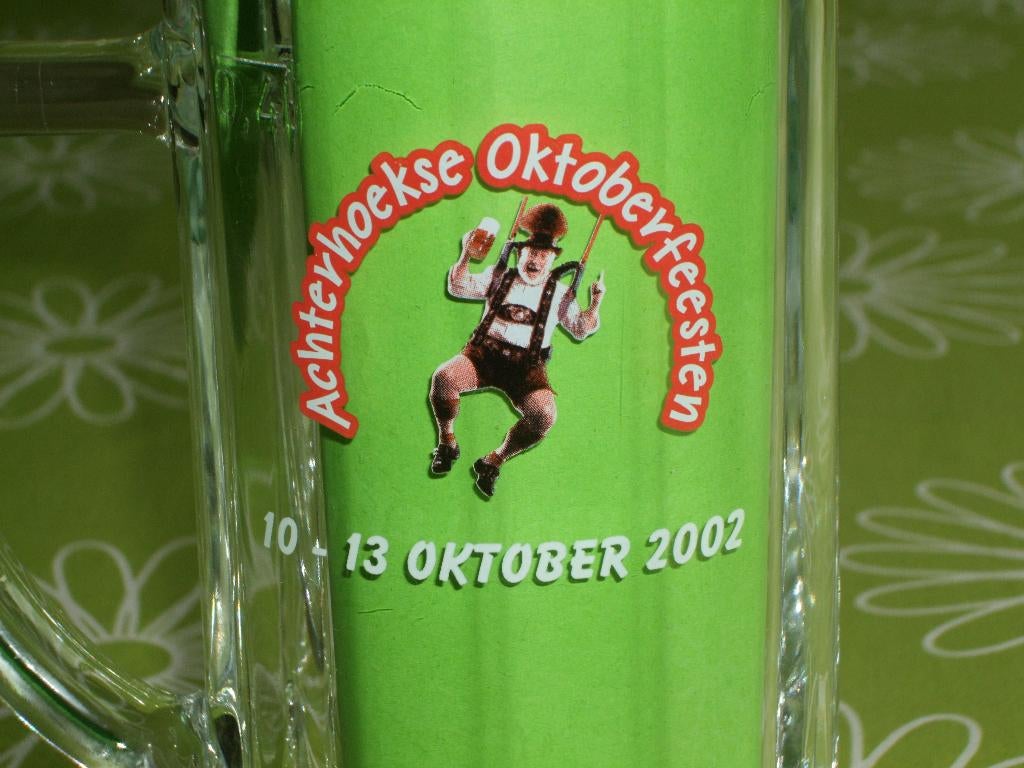 Grolsch bierpul - Achterhoekse Oktoberfeesten 2002, Verzamelen, Biermerken, Zo goed als nieuw, Pul(len), Grolsch, Ophalen of Verzenden