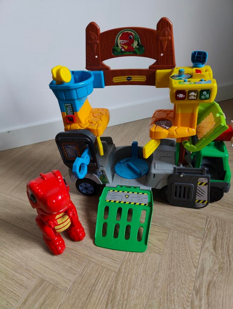 VTech Vrolijke Vriendjes Dino Truck, Ophalen of Verzenden, Zo goed als nieuw
