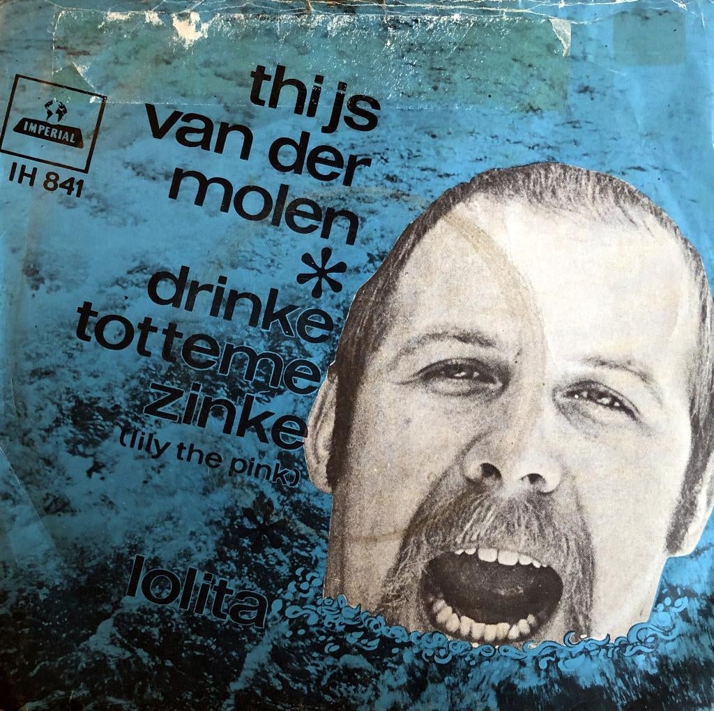 1969    Thijs v/d Molen                 Drinke Totteme Zinke, Cd's en Dvd's, Vinyl Singles, Zo goed als nieuw, Single, Nederlandstalig